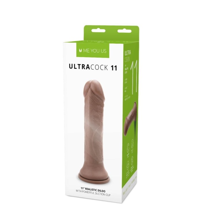 Wielki brązowy penis 28 cm-3
