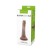 Dildo do ściany lub strap-on Penis brązowy 16,5 cm-4