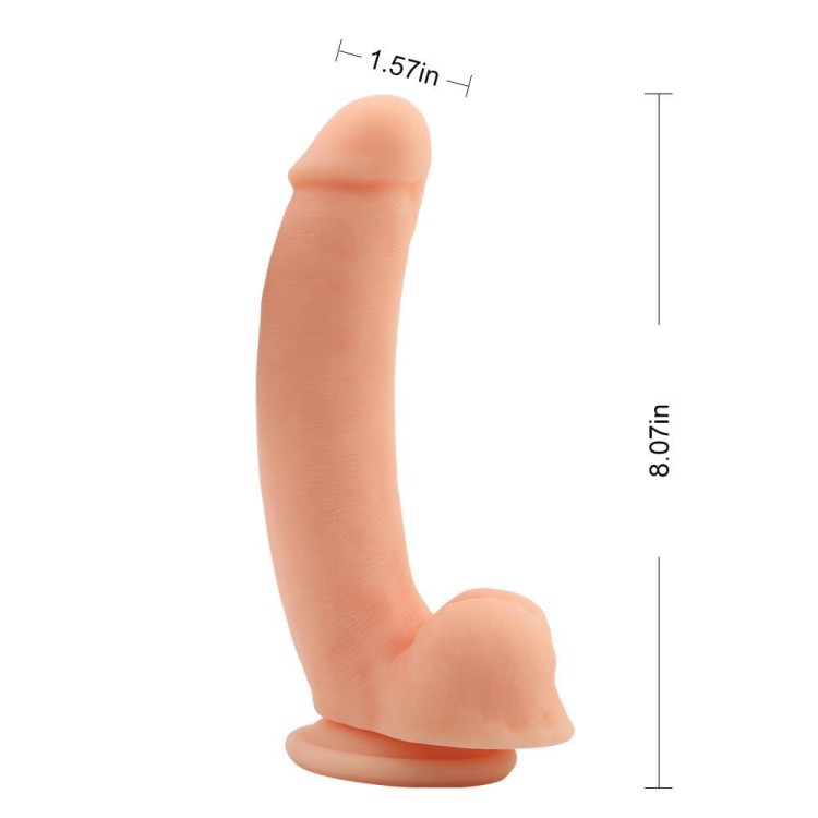 Śliskie dildo z silikonu Grubość penisa 4 cm-6
