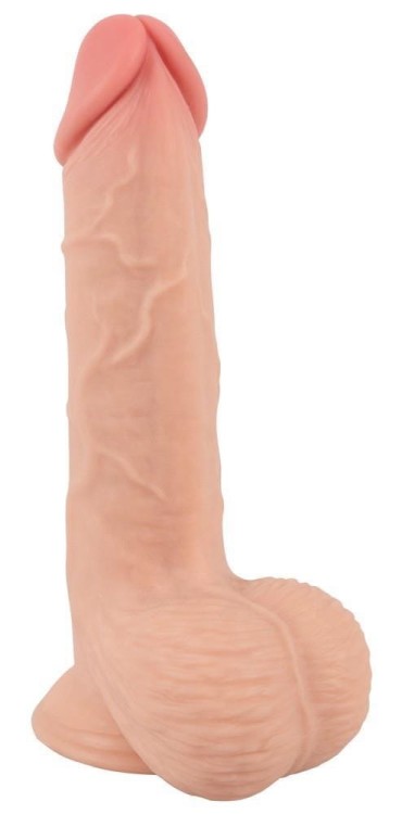 Nature skin Prawdziwy penis z ruchomą skórą 19 cm-1