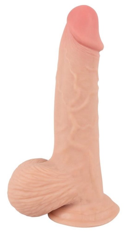 Nature skin Prawdziwy penis z ruchomą skórą 19 cm-3
