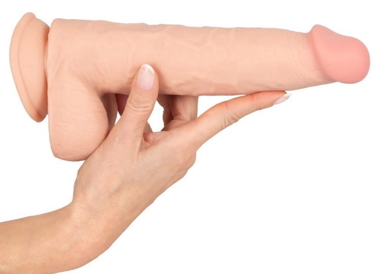 Duży penis z ruchomą skórą Wymiary 25/5 cm-6