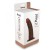 Ciemne dildo z przyssawką penis 17,8 cm-1