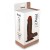 Falliczne dildo z przyssawką Brązowy penis 19 cm-1