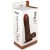 Duży penis Dildo z przyssawką 23 x 5 cm Brązowy-1