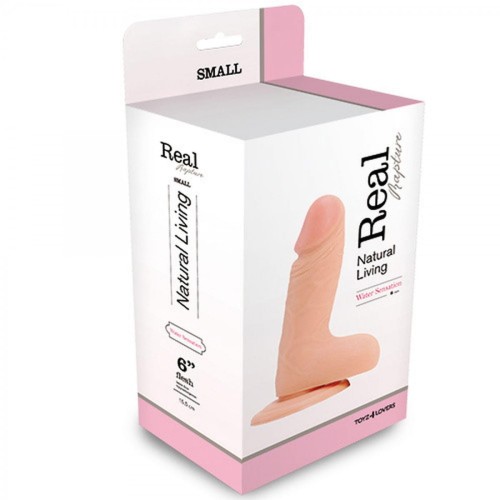 Falliczny kształt Przyssawka Mały sztuczny penis 15,2 cm-1