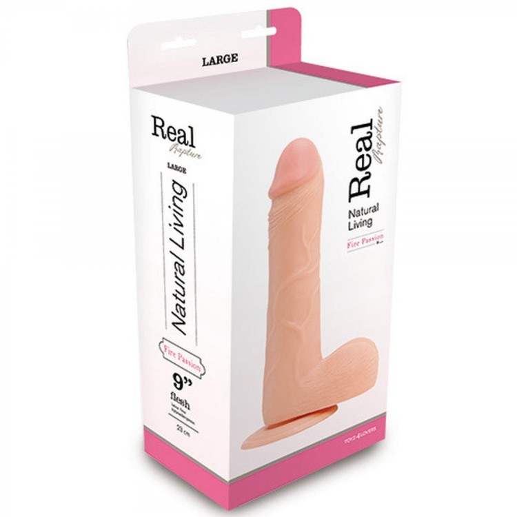 Duży penis Dildo z przyssawką 23x5 cm-1