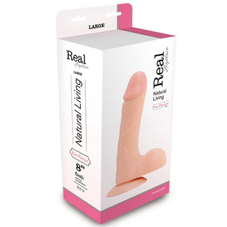 Falliczny kształt Mocna przyssawka Penis 16 cm-1