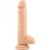 Dildo z silikonu Wysokość 21,6 cm Cielisty