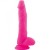 Dildo z silikonu Wysokość 24 cm Pink