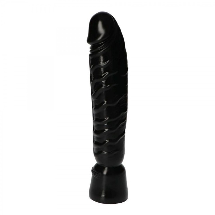 Gruby czarny penis analny 21,5/5 cm-1