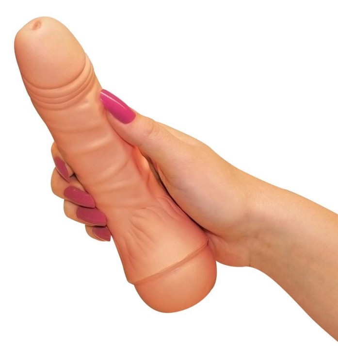 Dildo z wytryskiem Sztuczny penis 21 x 4 cm-1