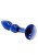 Szklane dildo analne 18 x 3,5 cm-5