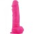 Dildo z silikonu wysokość 28 cm Pink
