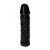 Czarne dildo do anusa penis 18 cm-2