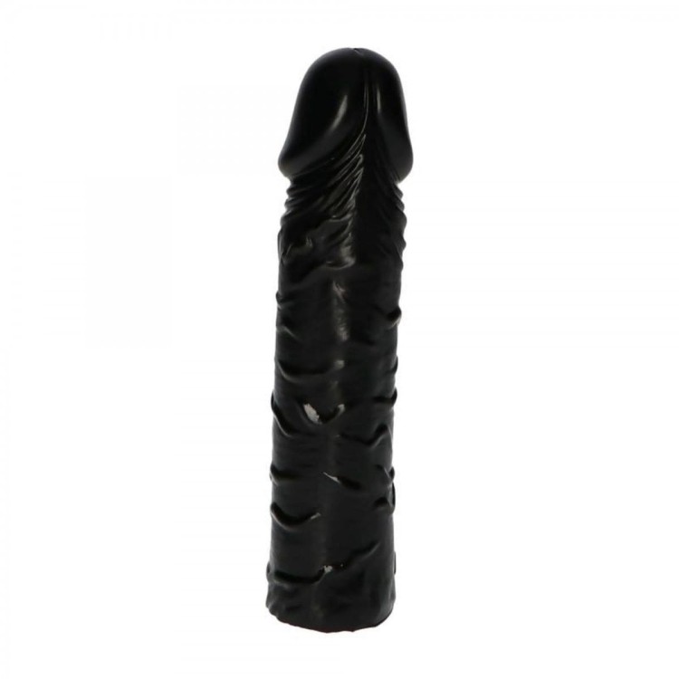 Czarne dildo do anusa penis 18 cm-4