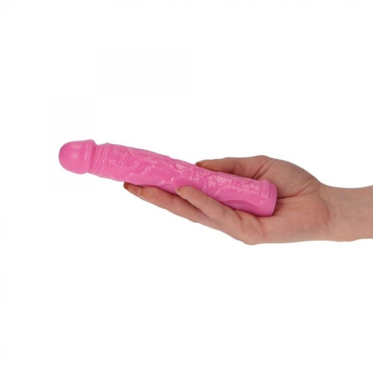 Różowe smukłe dildo penis 16.5 cm-1