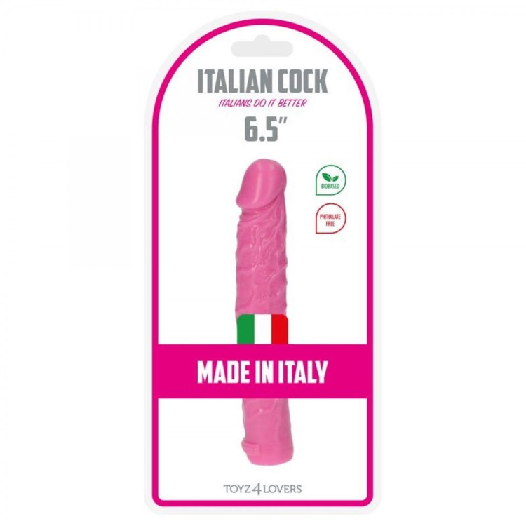 Różowe smukłe dildo penis 16.5 cm-6