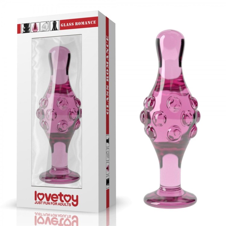 Szklane dildo Stymulator analny 11,4 cm