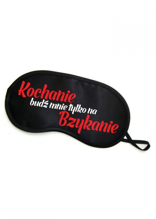 Maska Budź mnie tylko na bzykanie-1