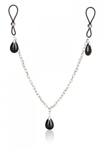 Nonpierce Nipple Chain Jewelry Black