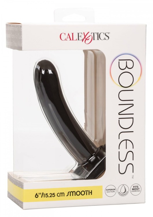 Gładki penis analny z silikonu 15,3 cm-4