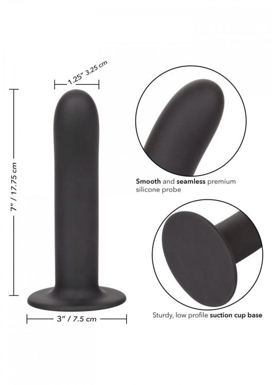 Dildo sonda analna z silikonu 17,8 cm-3