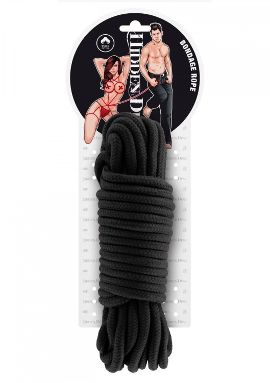 Nylonowa lina bondage Czarna 10 m