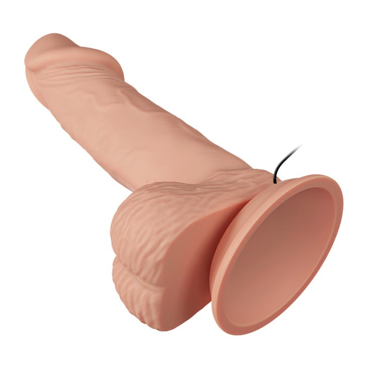 Sztuczny członek z wibracjami Cyber skóra 19,4 cm-7