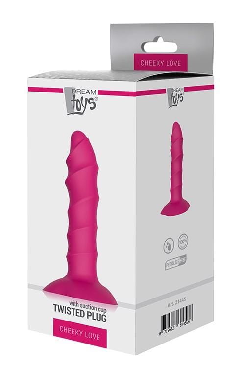 Zakręcony długi plug analny-2