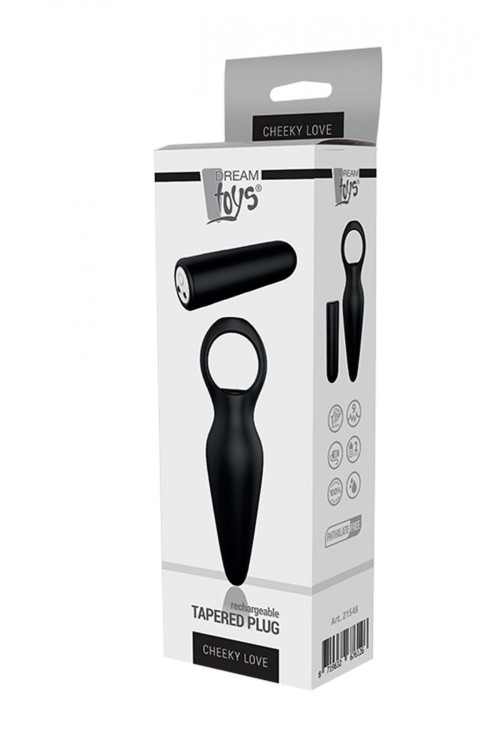 Plug analny z wibrującym pociskiem-1