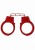 Metalowe kajdanki z kluczykami Czerwone-5