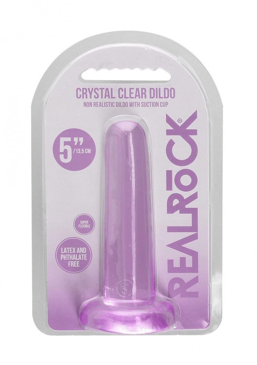 Żelowy prosty penis analny 13,5 cm-4