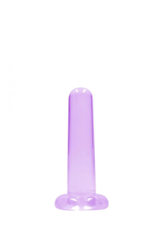 Żelowy prosty penis analny 13,5 cm-1