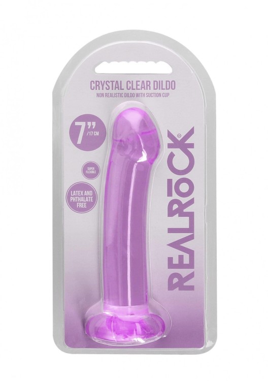 Żelowy super gładki penis analny 17 cm-4