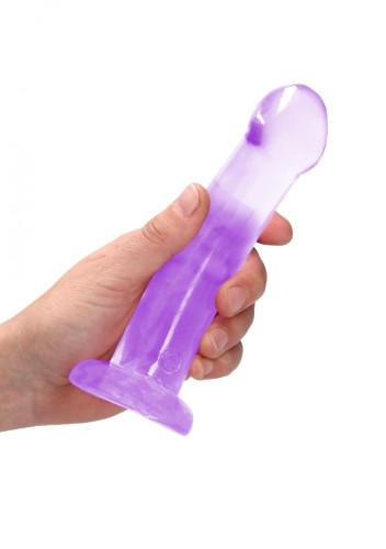 Żelowy super gładki penis analny 17 cm