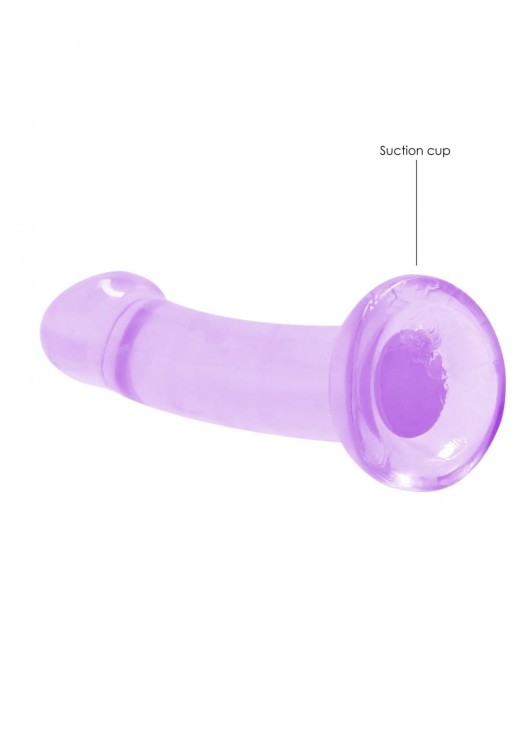 Żelowy super gładki penis analny 17 cm-2