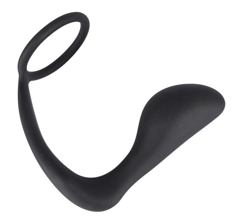 Połączony korek analny i pierścień na penisa-3