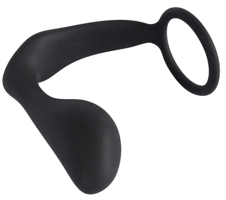 Połączony korek analny i pierścień na penisa-6