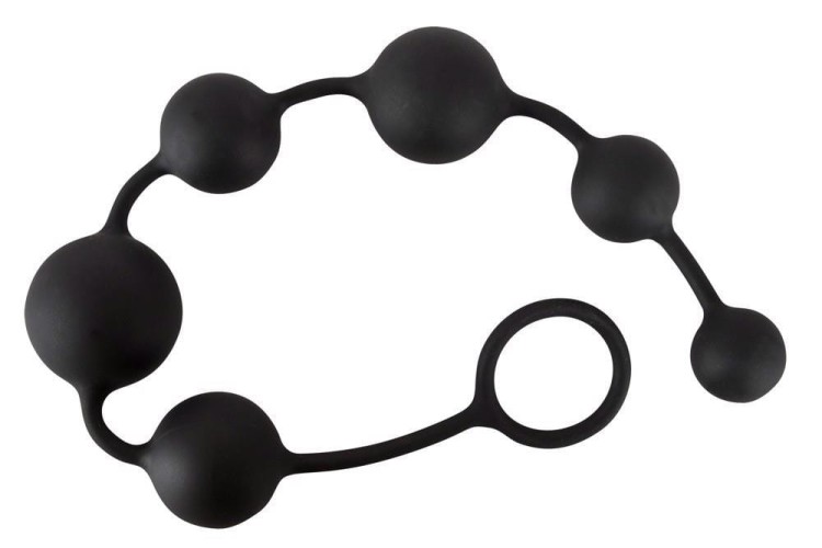 Długie silikonowe kulki analne 40 cm