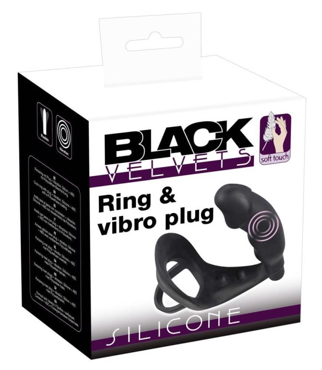 Męski wibrator analny + Ring Na penisa-7