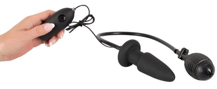 Pompowany do 6 cm. wibrator analny-2