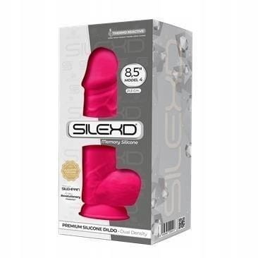 Różowe dildo Penis silikonowy 21,6 cm-1