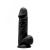 Dildo czarny penis z silikonu Średnica 5,3 cm