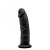 Silikonowe dildo Czarny penis 19 cm