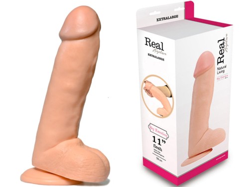 Wielki penis na przyssawce Średnica 7,3 długość 28 cm