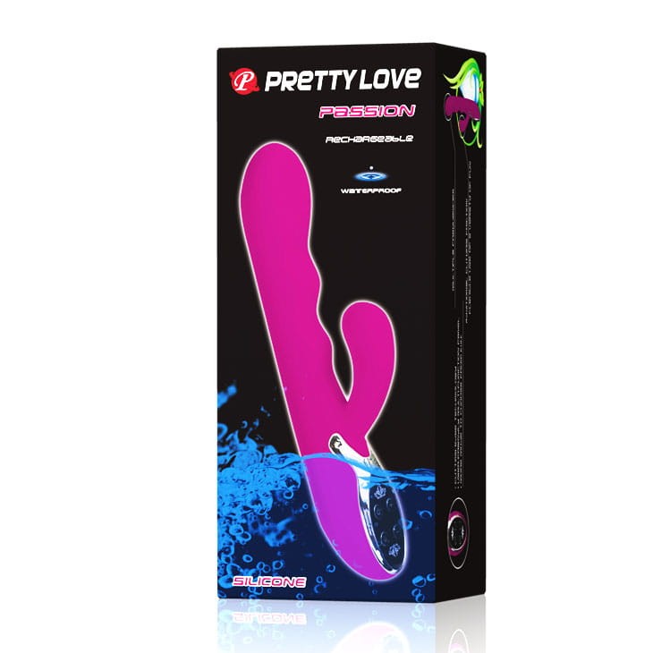 Wibrator do punktu G i łechtaczki Prettylove Passion-2