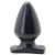 Gruby korek analny Czarny silikon
