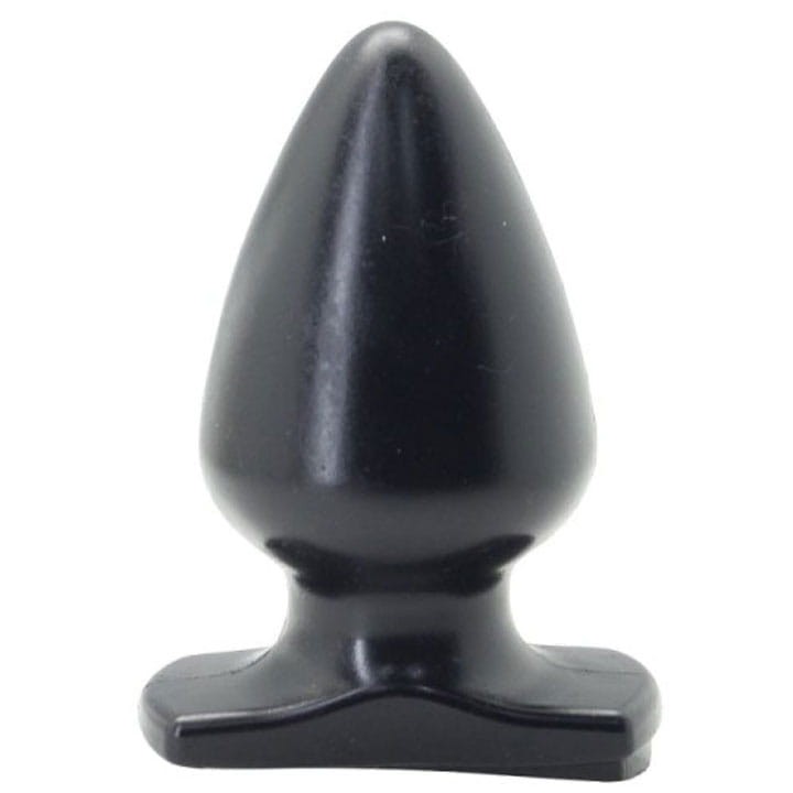 Gruby korek analny Czarny silikon
