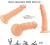 Duży Naturalny penis z przyssawką Dildo 20,3 cm-2